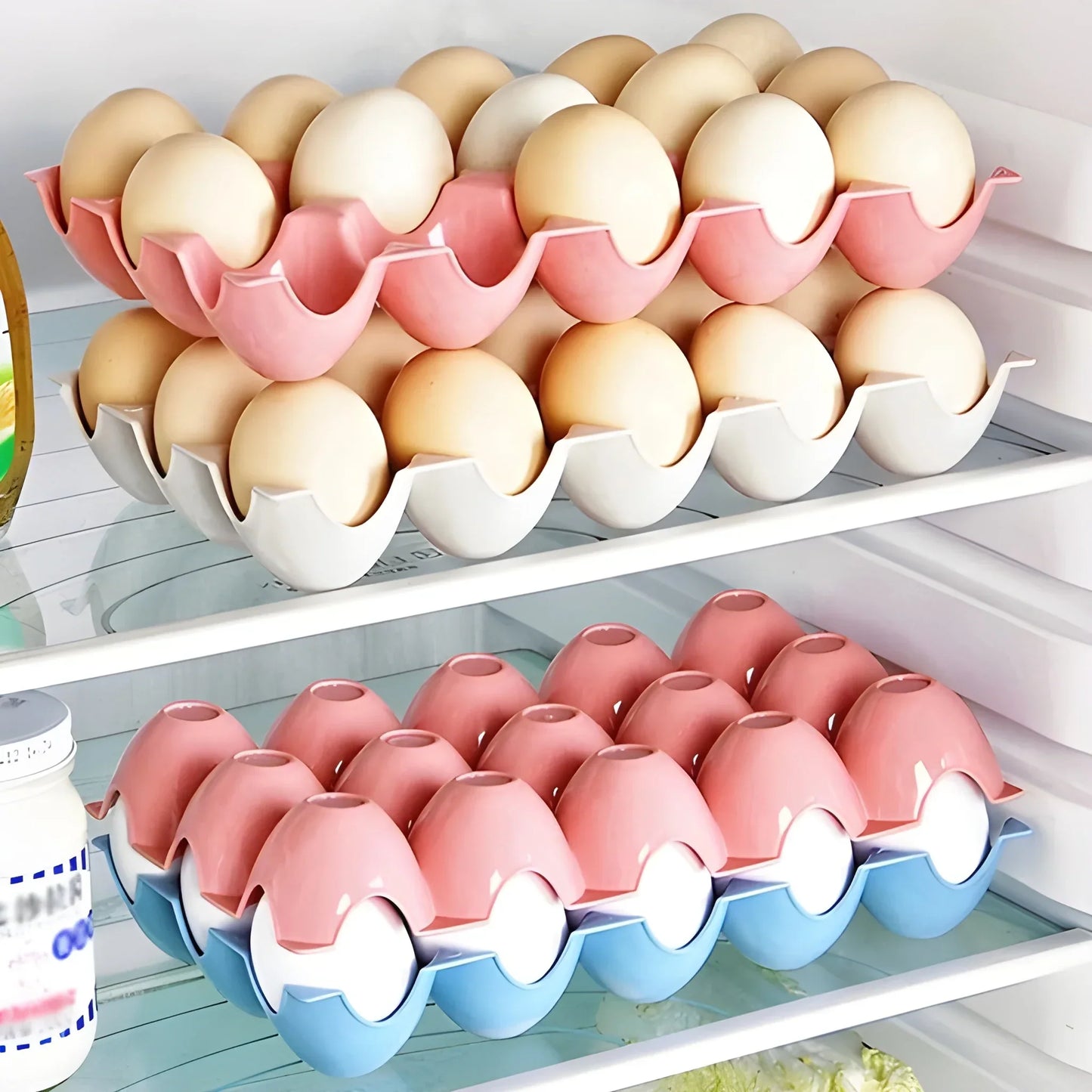 Sturdy 15-Egg Tray - Home & Kitchen