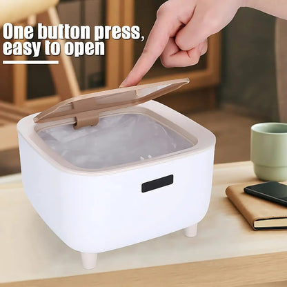 Stylish Push Button Trash Bin Home Improvement
