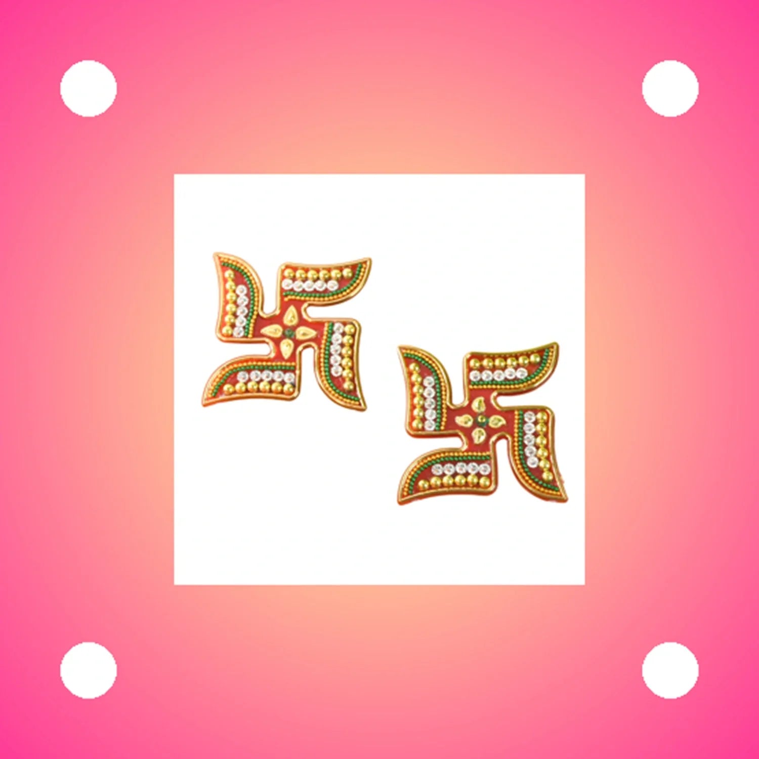 Best swastik rangoli set – pack of 2 - religious items | 2025 | fast shipping