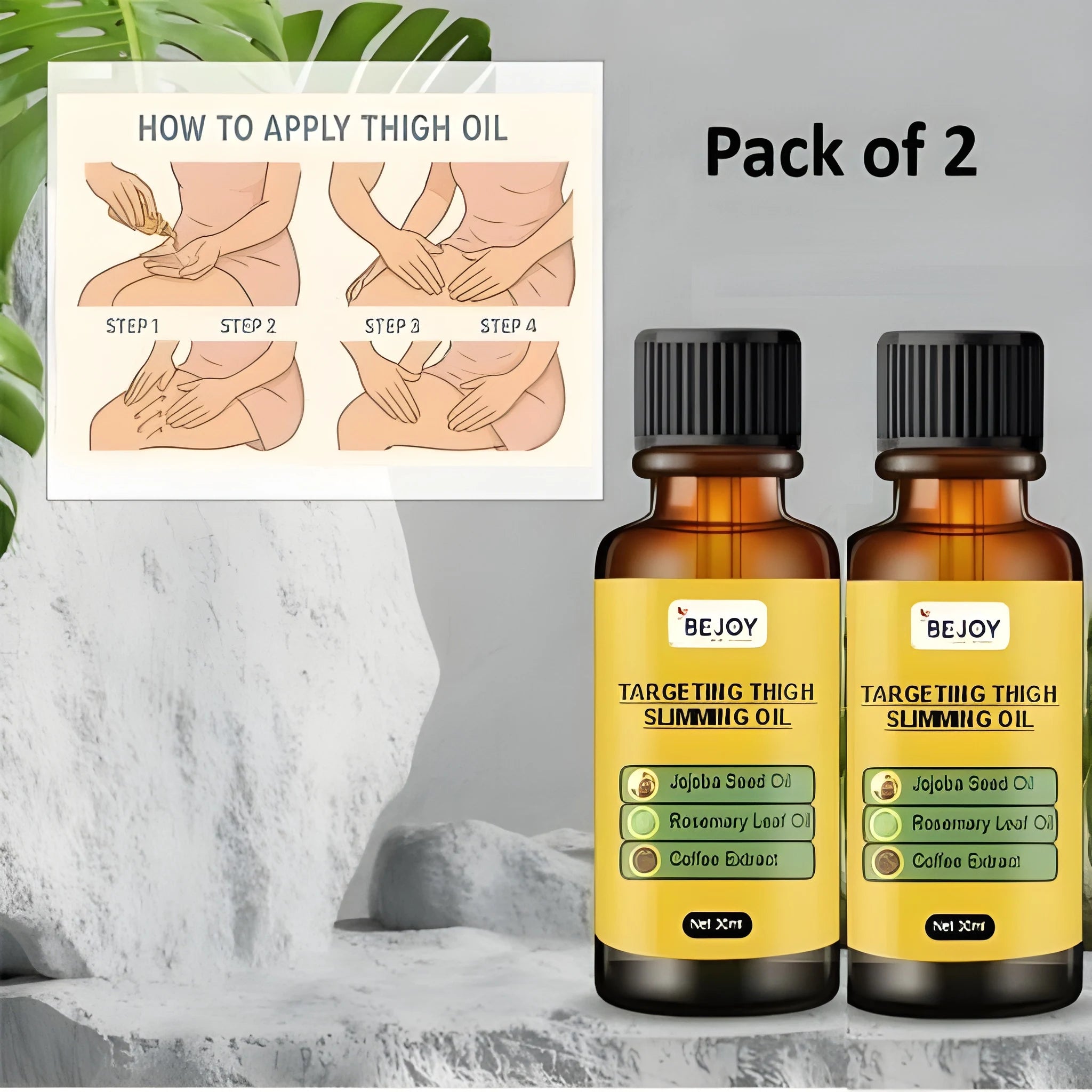 Herbal Thigh Care Oil – 2 Pack