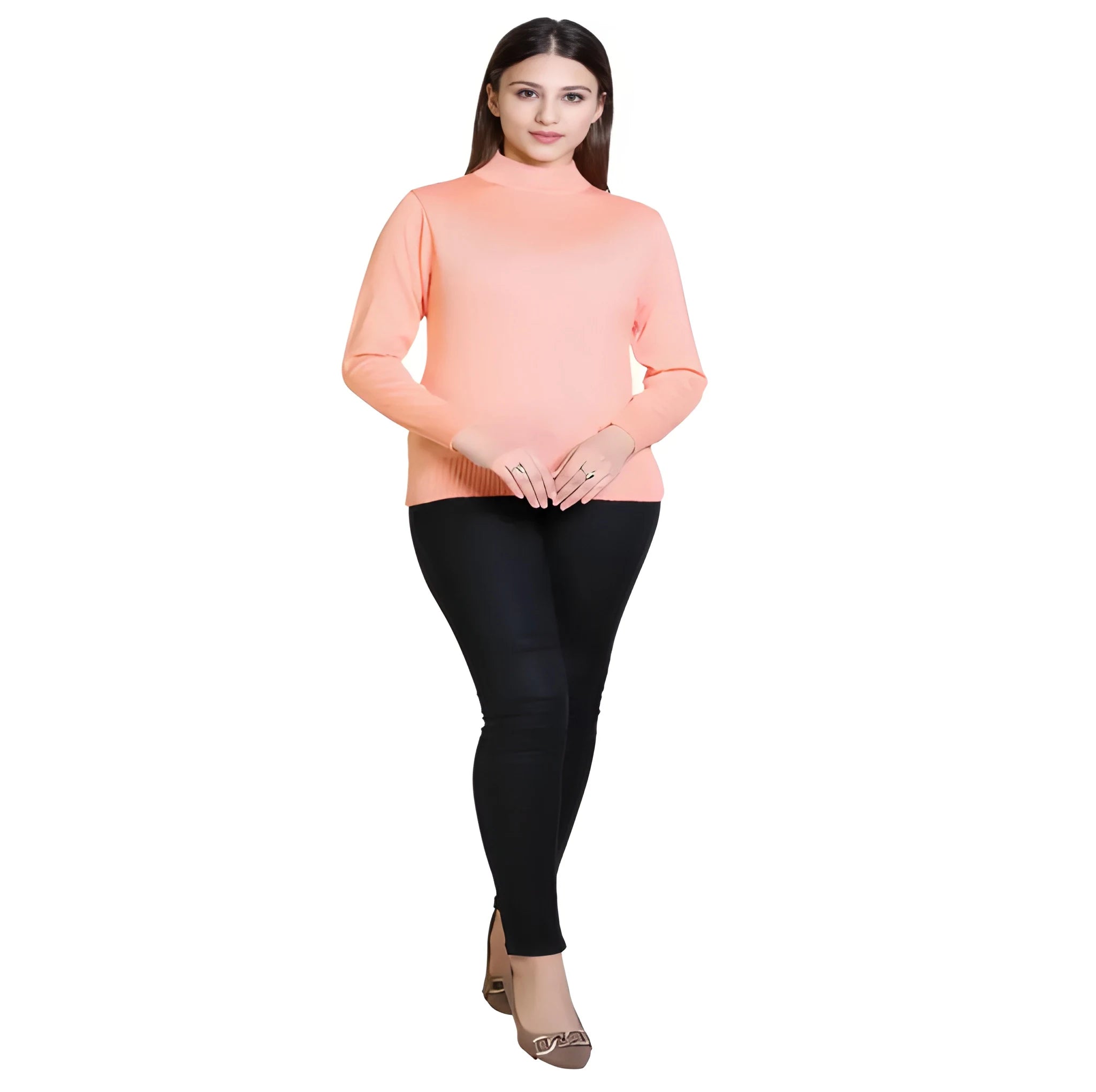 Warm Woolen High Neck Sweater