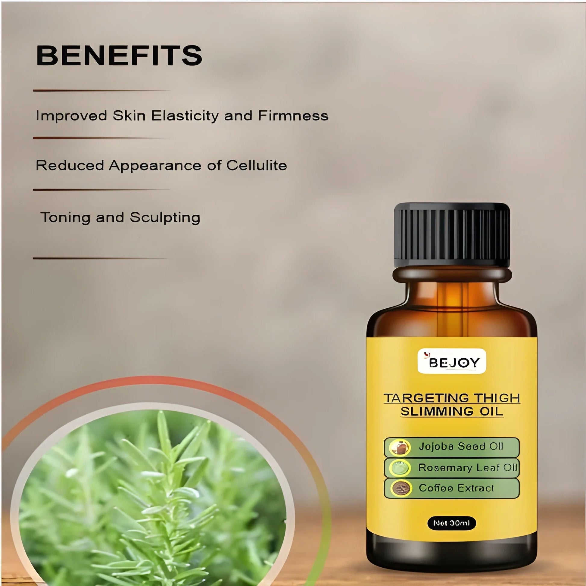 Thigh Massage Oil – Pack of 2 (30ml Each)