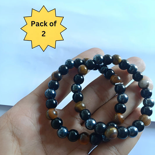 Tiger Eye Beaded Bracelet Set