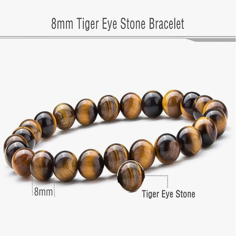 Tiger Eye Men’s Bracelet Duo