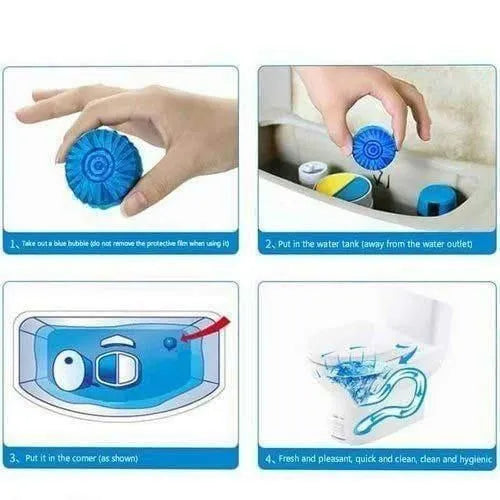 Toilet Cleaning Tablet Bathroom Cleaner Pack of 1 (10pc) Home Improvement