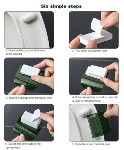 Toilet Seat Lifter Plastic (Pack of 2) Home Improvement