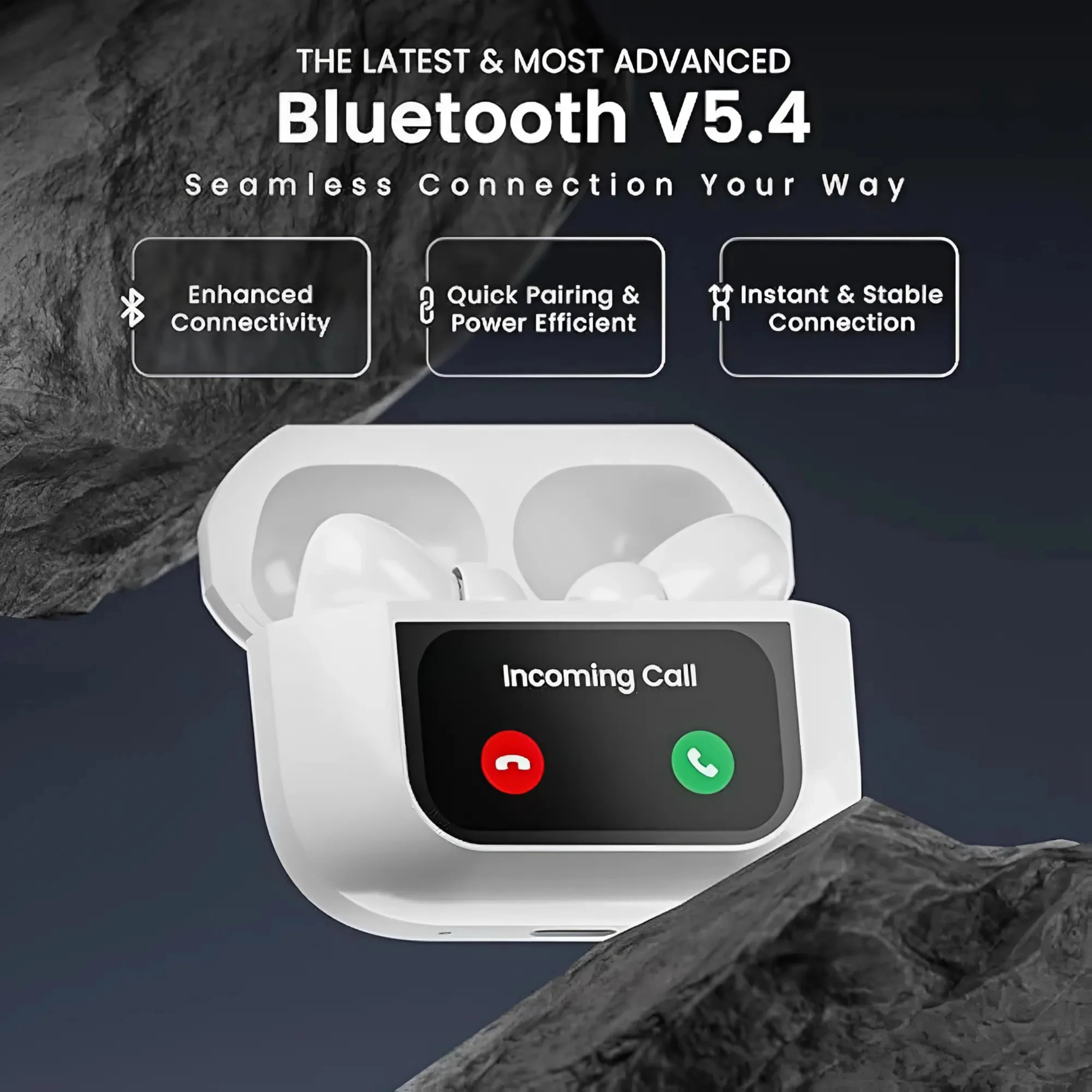Touchscreen TWS Earbuds Pro