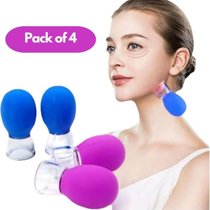 Facial Cupping Set (Pack of 4)