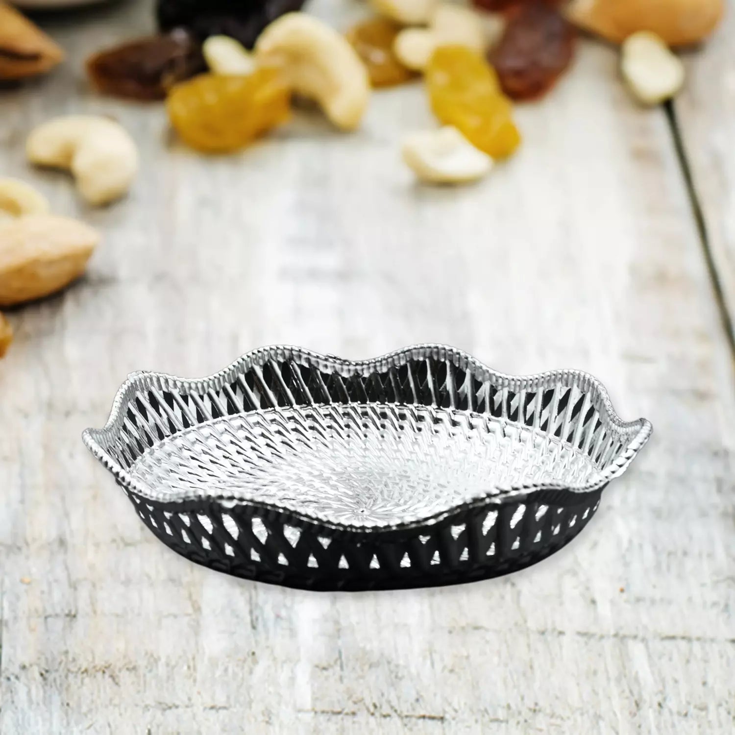 Traditional Round Serving Tray - Home Improvement