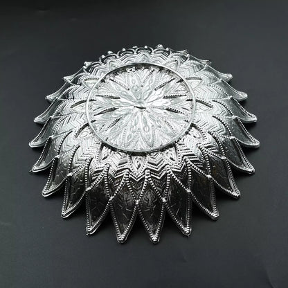Traditional Silver Serving Tray - Home Improvement