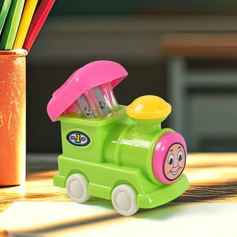 Train Double Hole Pencil Sharpener (1 Pc) - Office