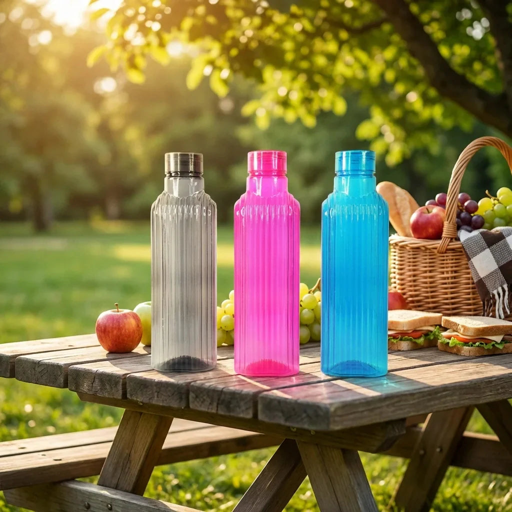 Best transparent fridge water bottles (3 pc) - 2026 | fast shipping