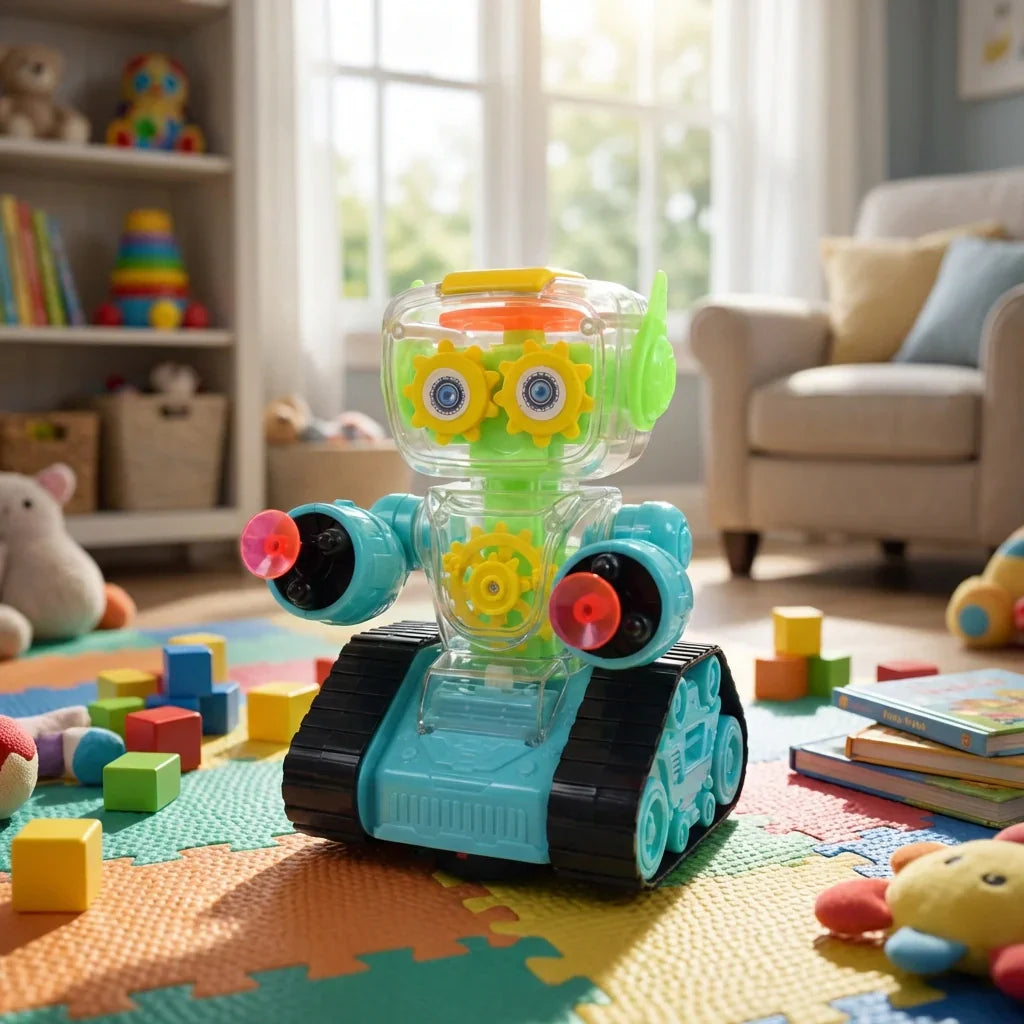 Best transparent gear robot car toy - robotic toys | 2026 | fast shipping