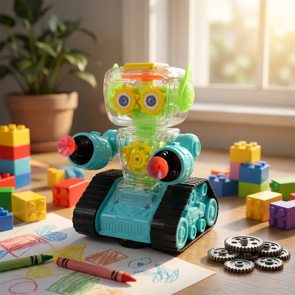 Best transparent gear robot car toy - robotic toys | 2026 | fast shipping