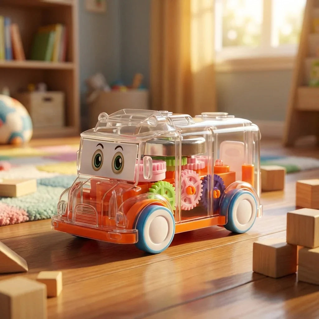 Best transparent musical mini school bus toy for kids - toys & games | 2026 | fast shipping