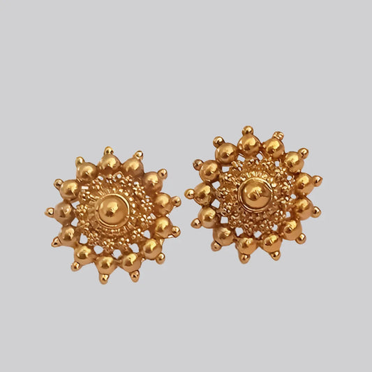 Trendy Gold Plated Earrings