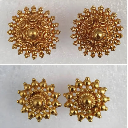 Trendy Gold Plated Earrings