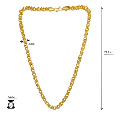 Trendy Gold Plated Mens Chain