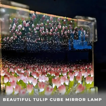 Tulip Cube Mirror Lamp