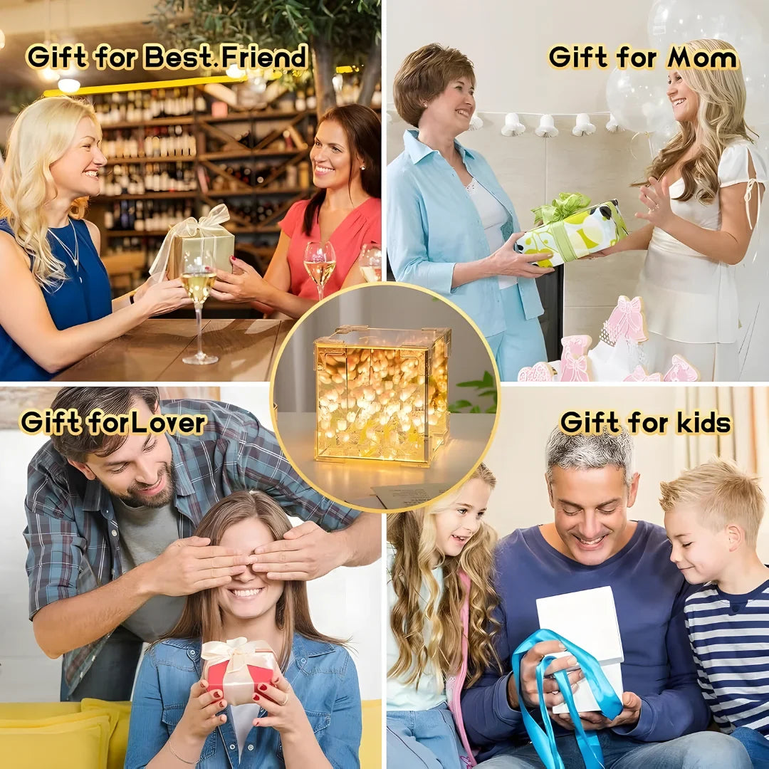 Tulip Cube Mirror Lamp