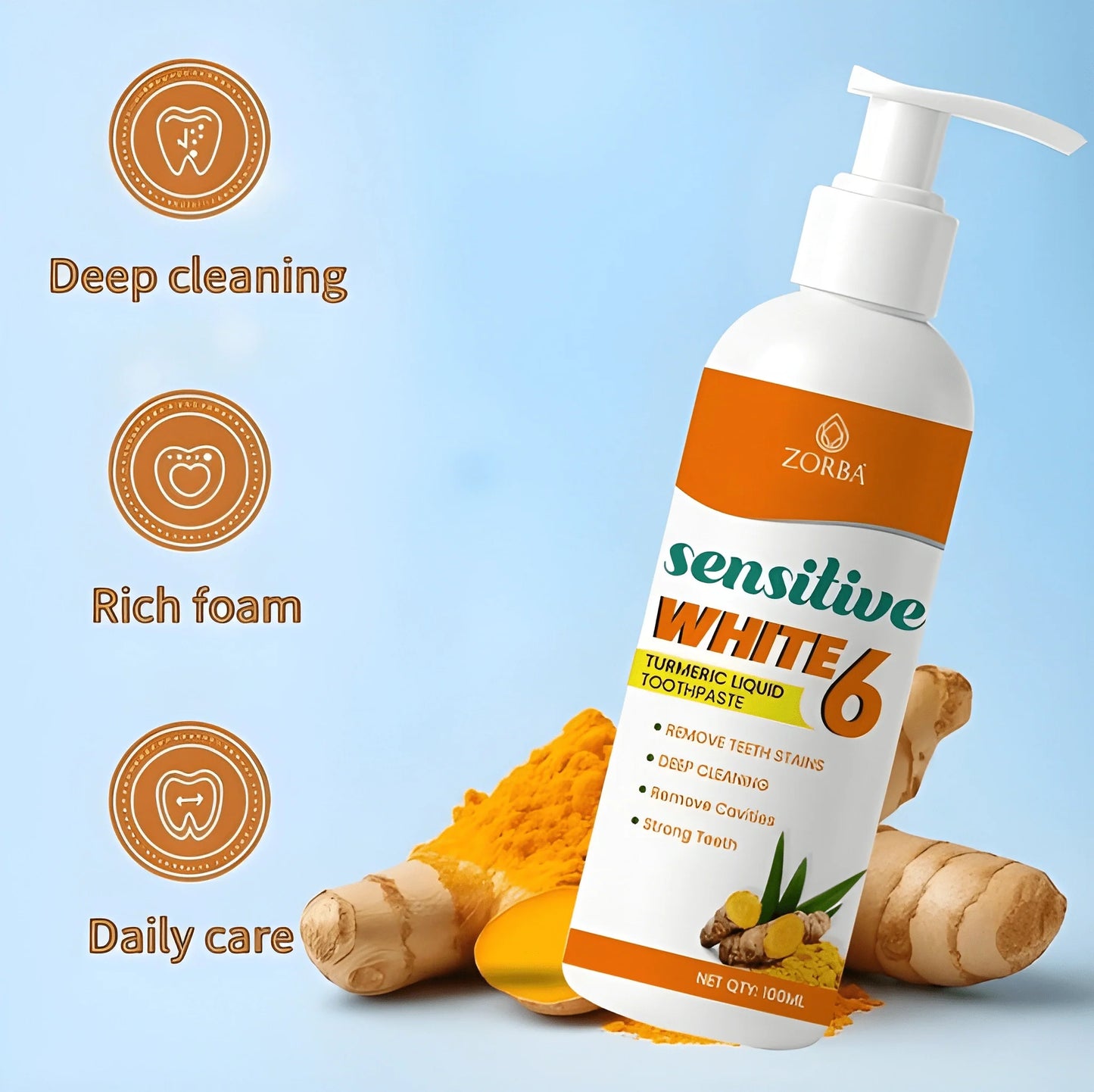 Turmeric Whitening Toothpaste Duo