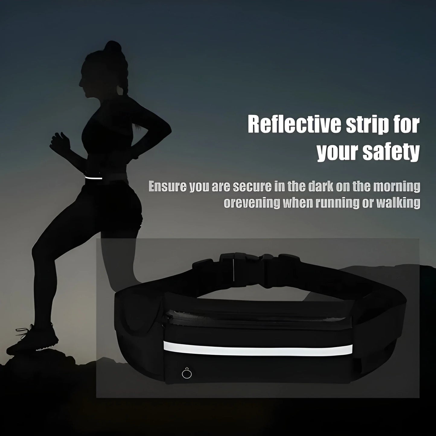 Ultra Light Running Belt – Secure & Sweat Resistant