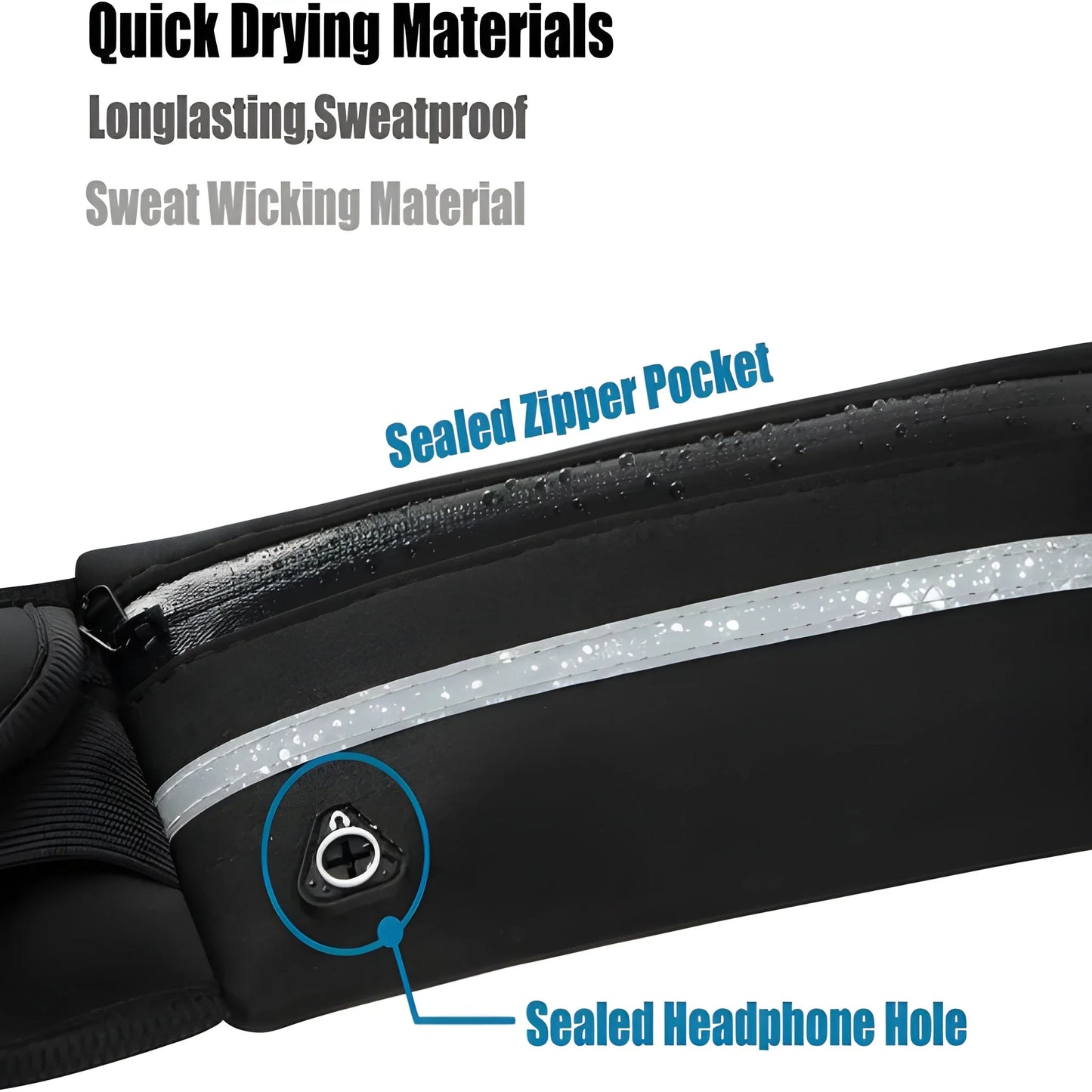 Ultra Light Running Belt – Secure & Sweat Resistant