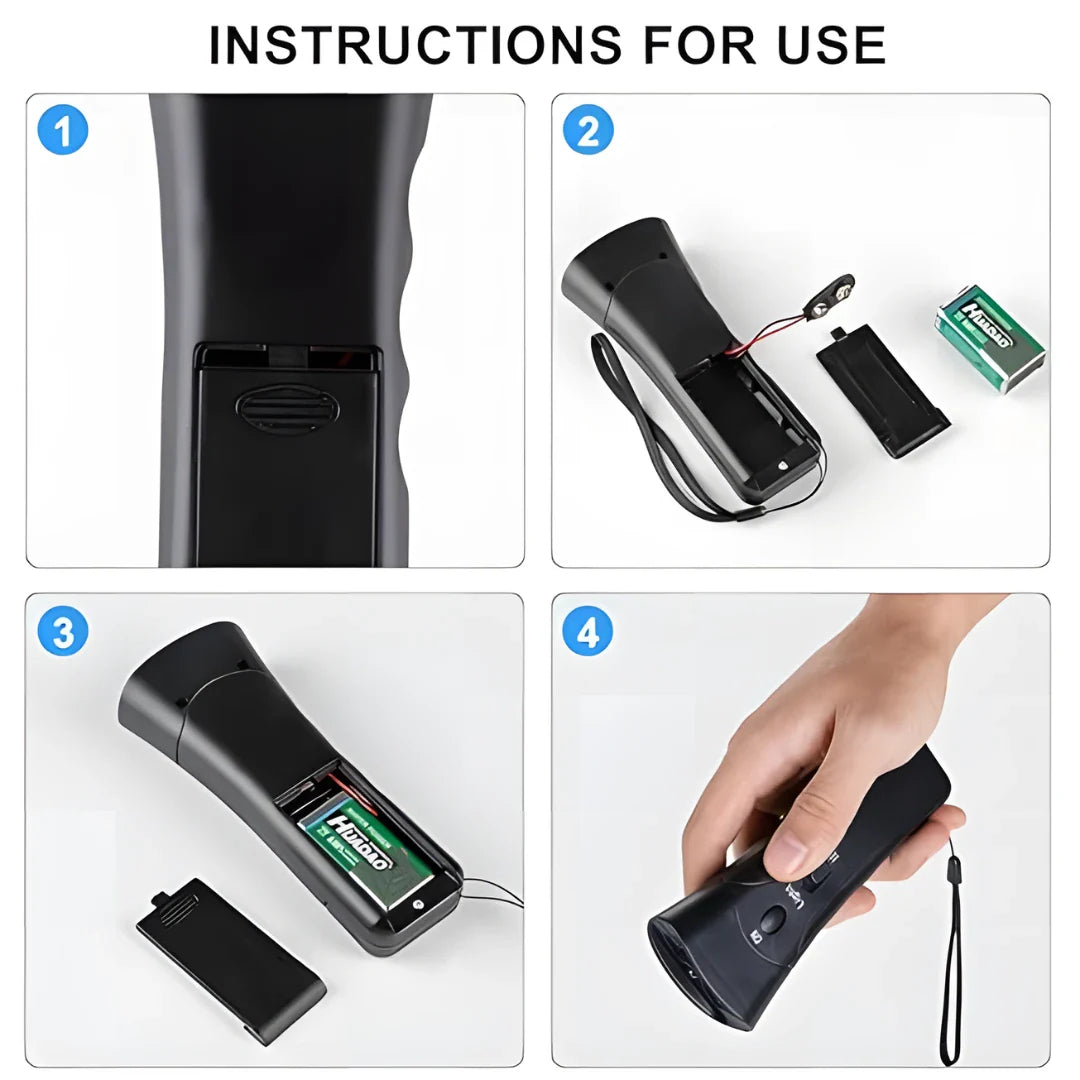 Ultrasonic Dog Chaser Stop Animals Attacks Aggression