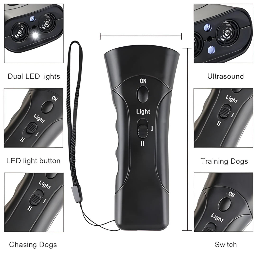Ultrasonic Dog Chaser Stop Animals Attacks Aggression