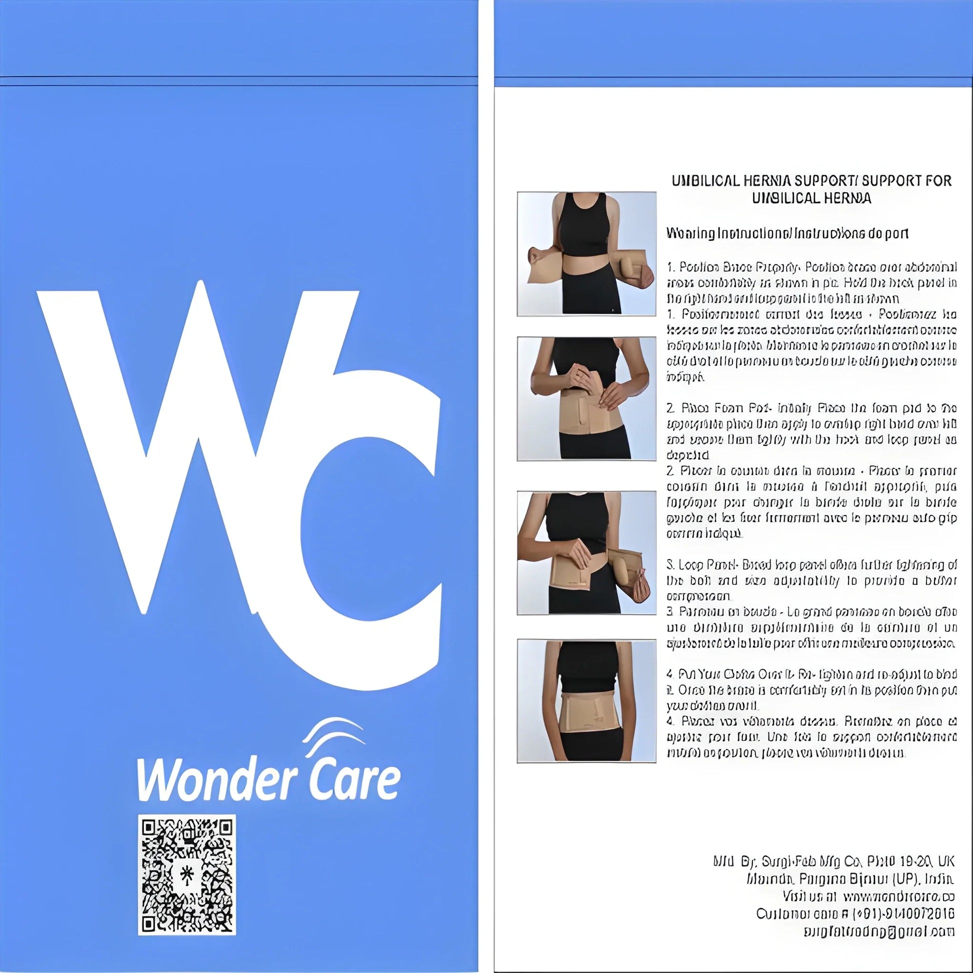 Umbilical Support Belt with Pad