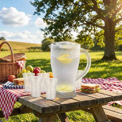 Best unbreakable lemon jug & glass set – 7 pcs - drinkware sets | 2026 | fast shipping