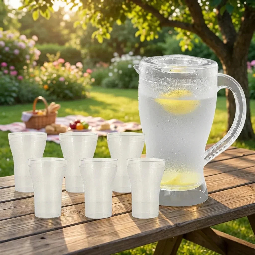 Best unbreakable lemon jug & glass set – 7 pcs - drinkware sets | 2026 | fast shipping