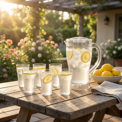 Best unbreakable lemon jug & glass set – 7 pcs - drinkware sets | 2026 | fast shipping