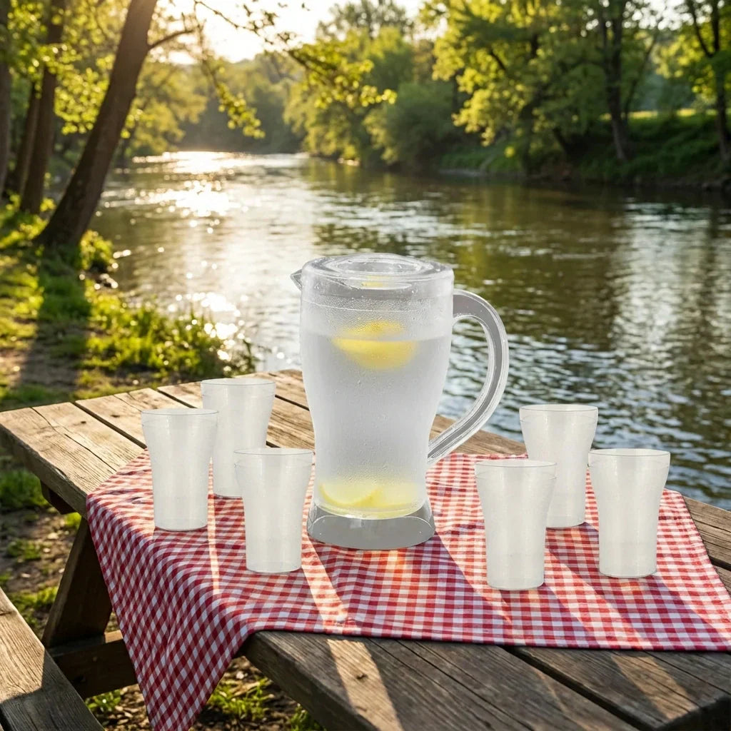 Best unbreakable lemon jug & glass set – 7 pcs - drinkware sets | 2026 | fast shipping