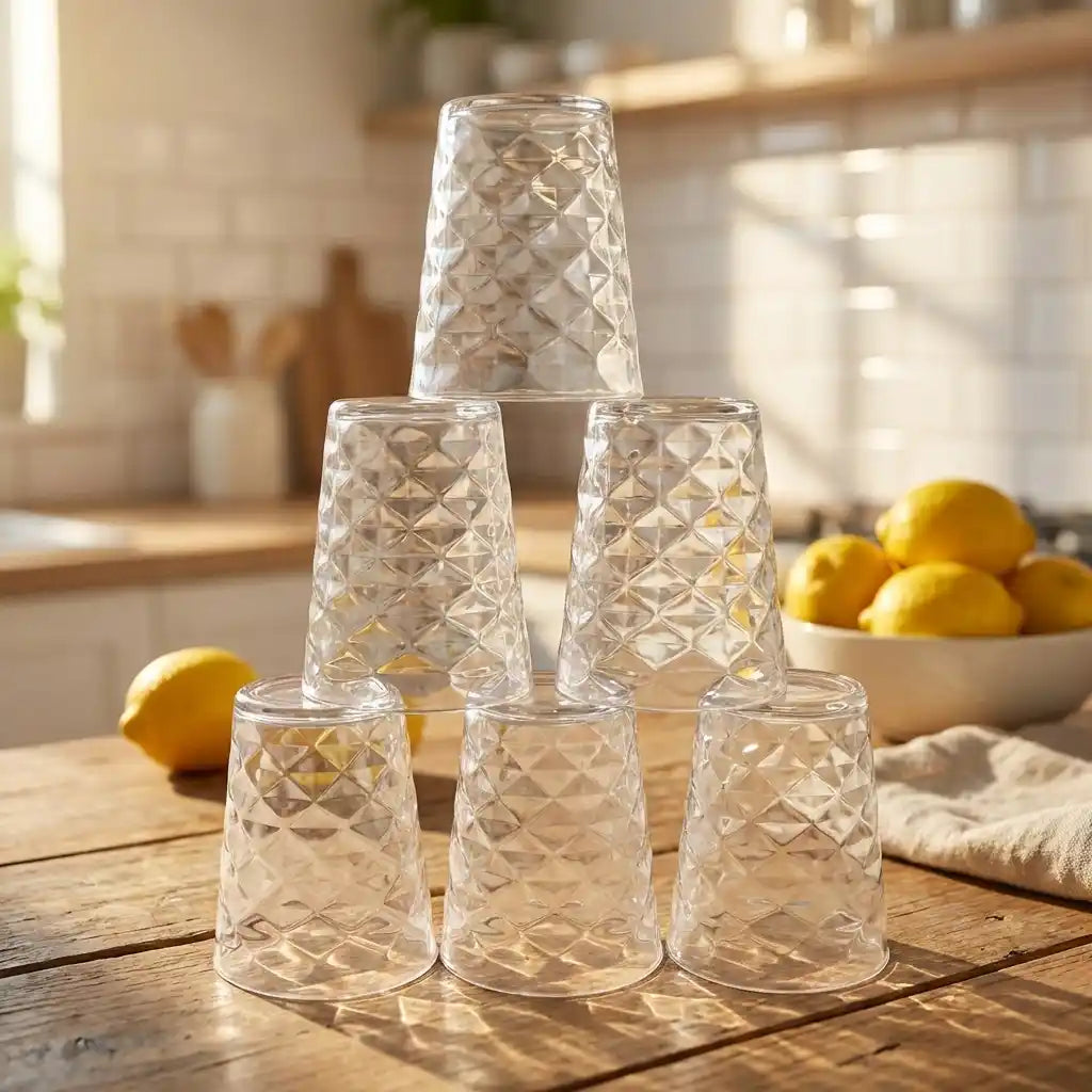 Best unbreakable pyramid design glass - drinkware sets | 2026 | fast shipping