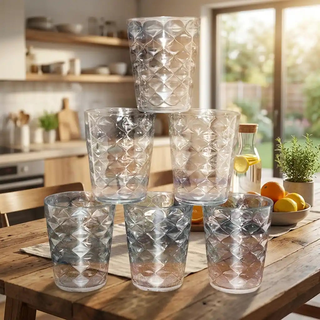 Best unbreakable pyramid design glass - drinkware sets | 2026 | fast shipping