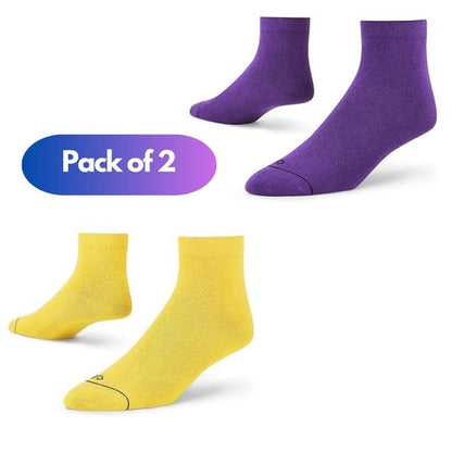 Unisex Ankle Length Socks Pack of 2