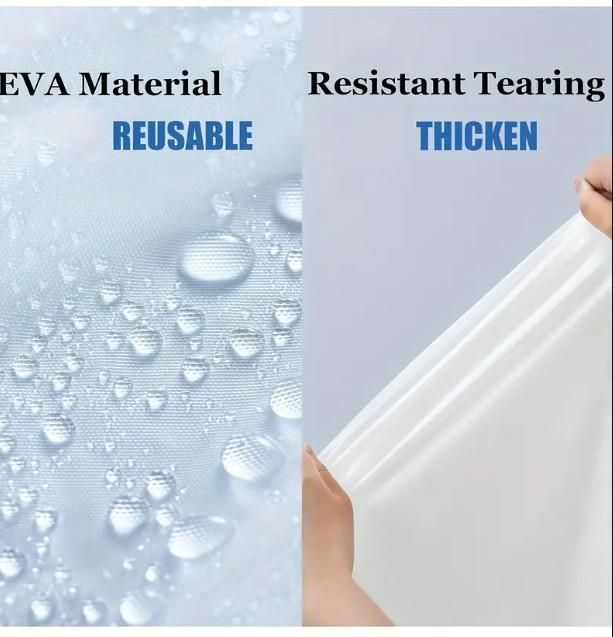 Unisex Hooded Button Raincoat Reusable for Adults