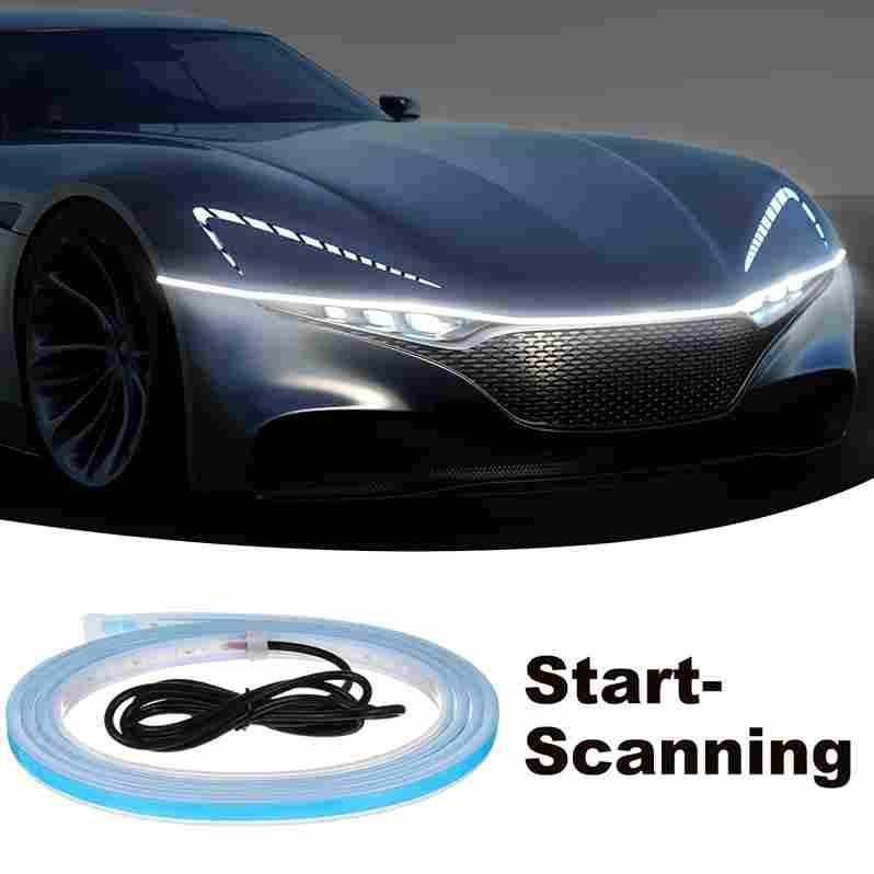 Ice Blue Color Strip Lights for Car Hood