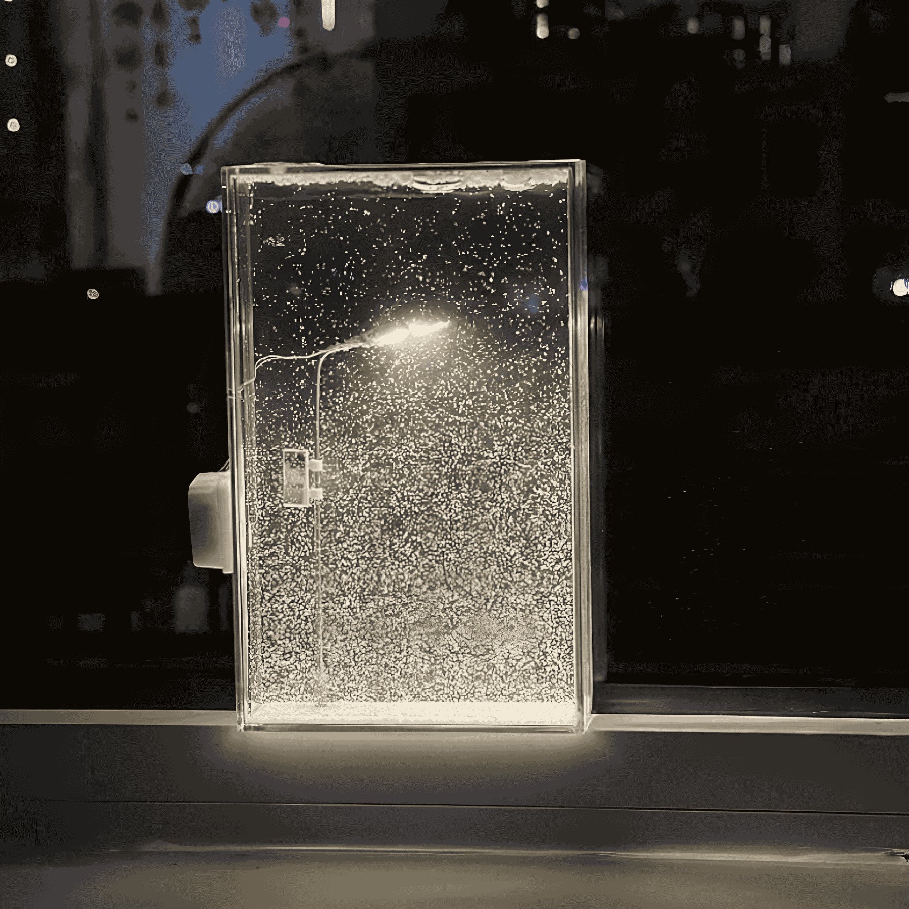 Snow Scene Light Street Lamp