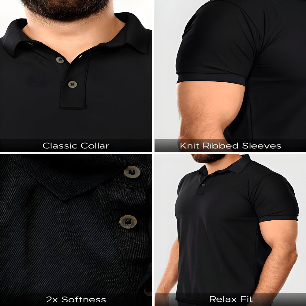 Essential Polo T Shirt Trio