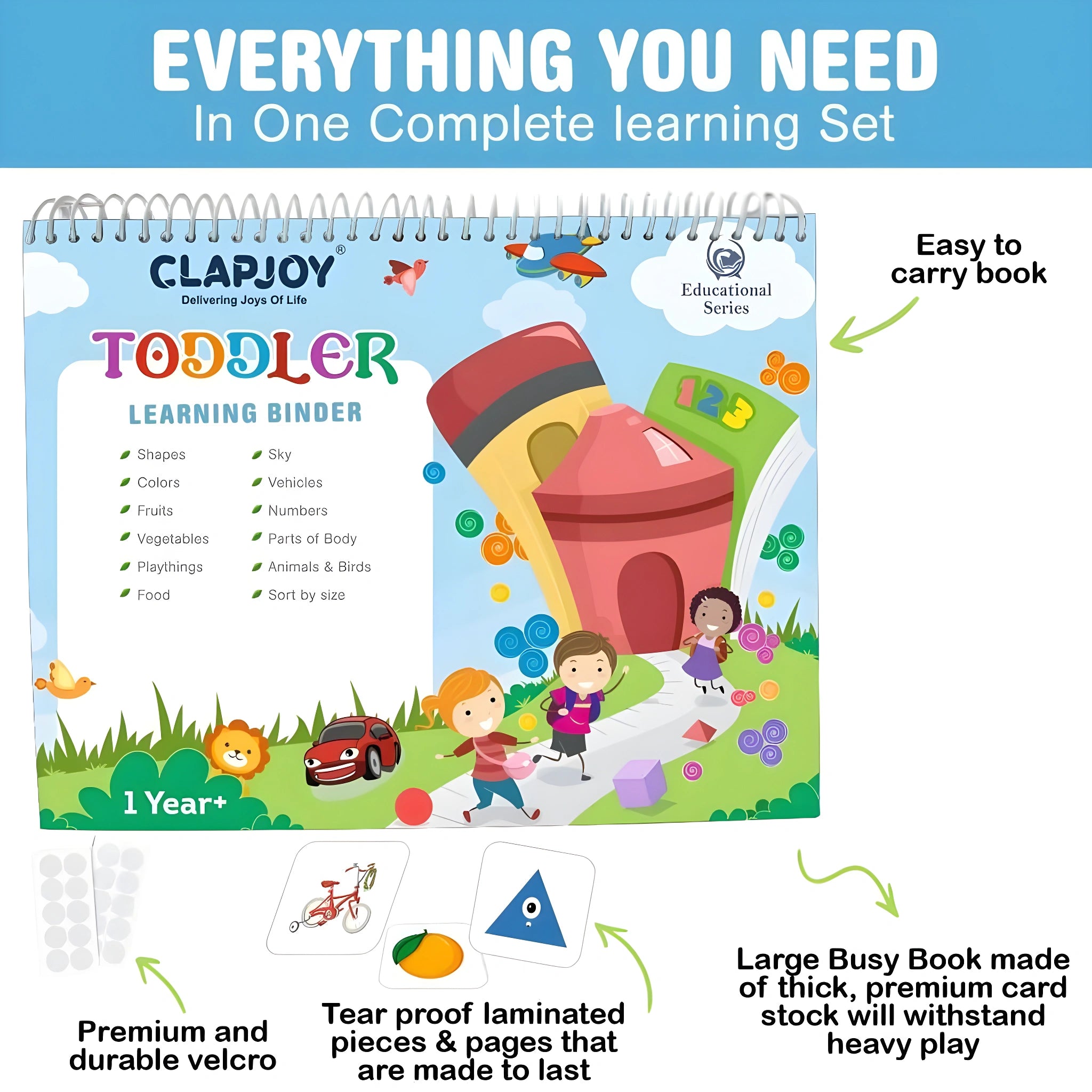 Stick & Learn Toddler Binder