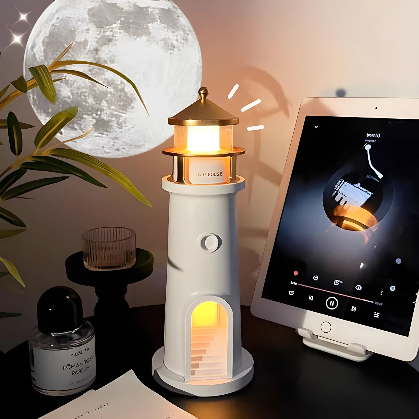 Moon Projection Lighthouse