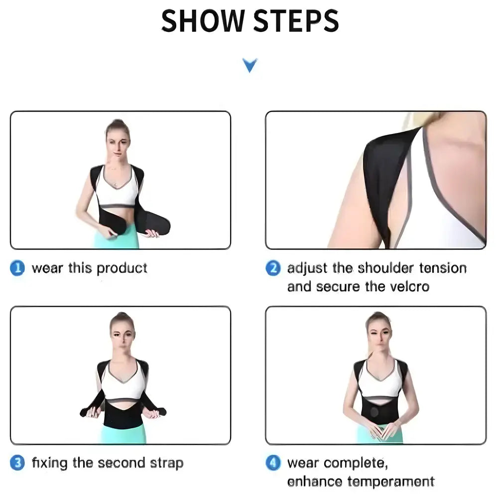 Adjustable Back Posture Support Belt