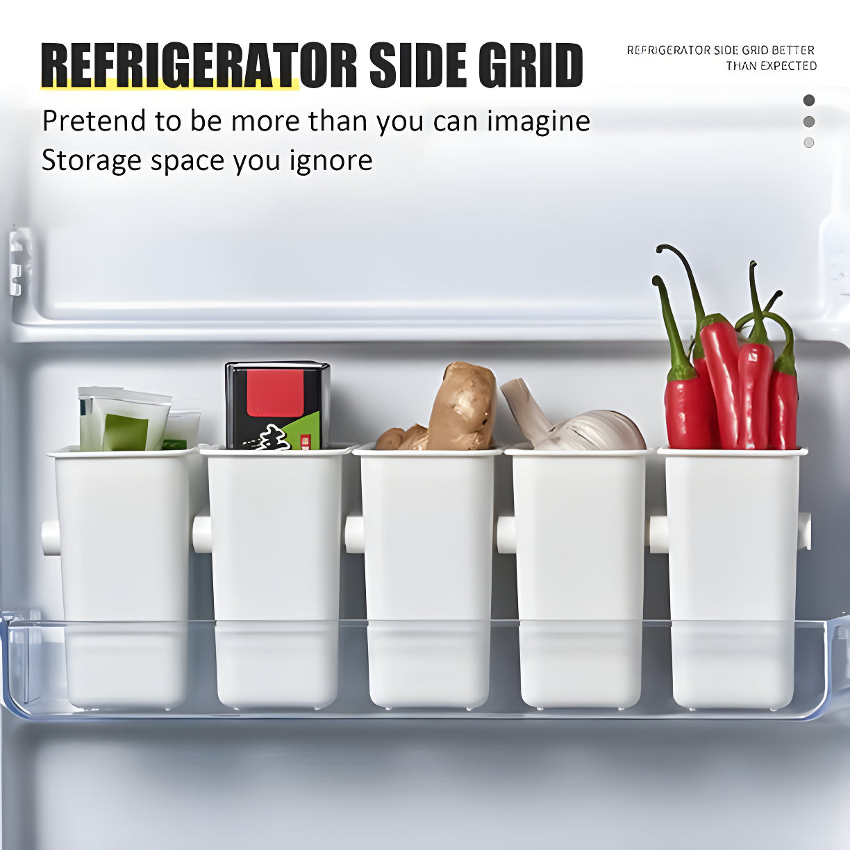 Space Saving Fridge Organizers (Pack of 5)