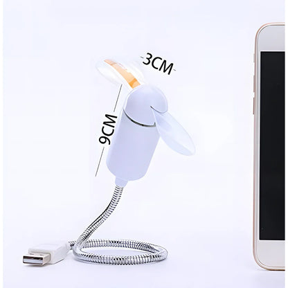 USB LED Fan with Programmable CD Customized Message