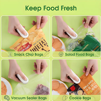 Bag Sealer Heat Seal with Cutter for Chips