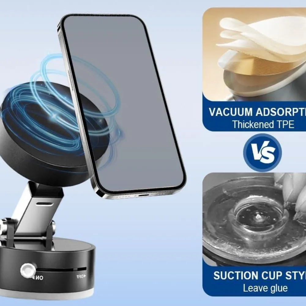 Vacuum Magnetic Suction Phone Holder
