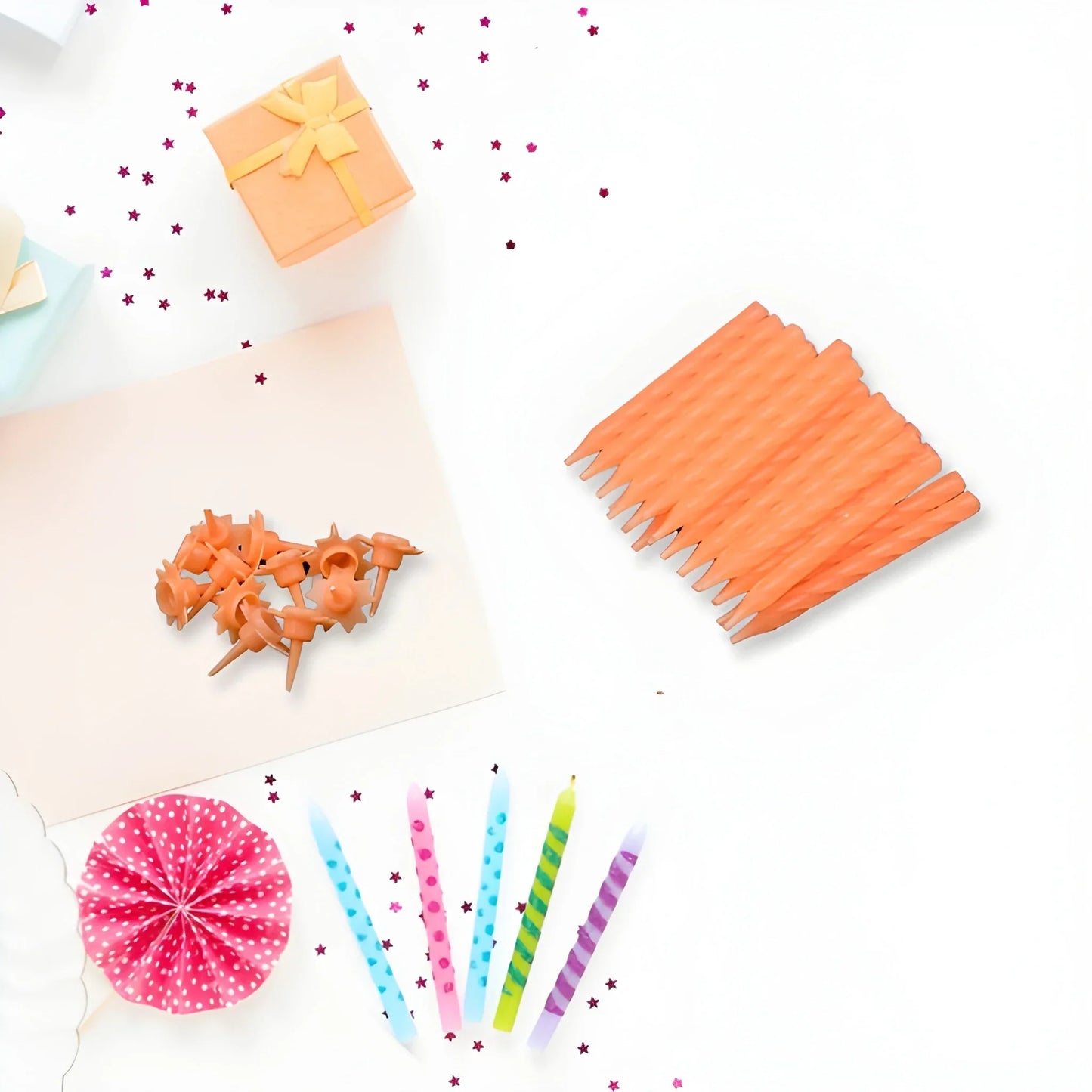 Vibrant Birthday Cake Candles - Home Improvement