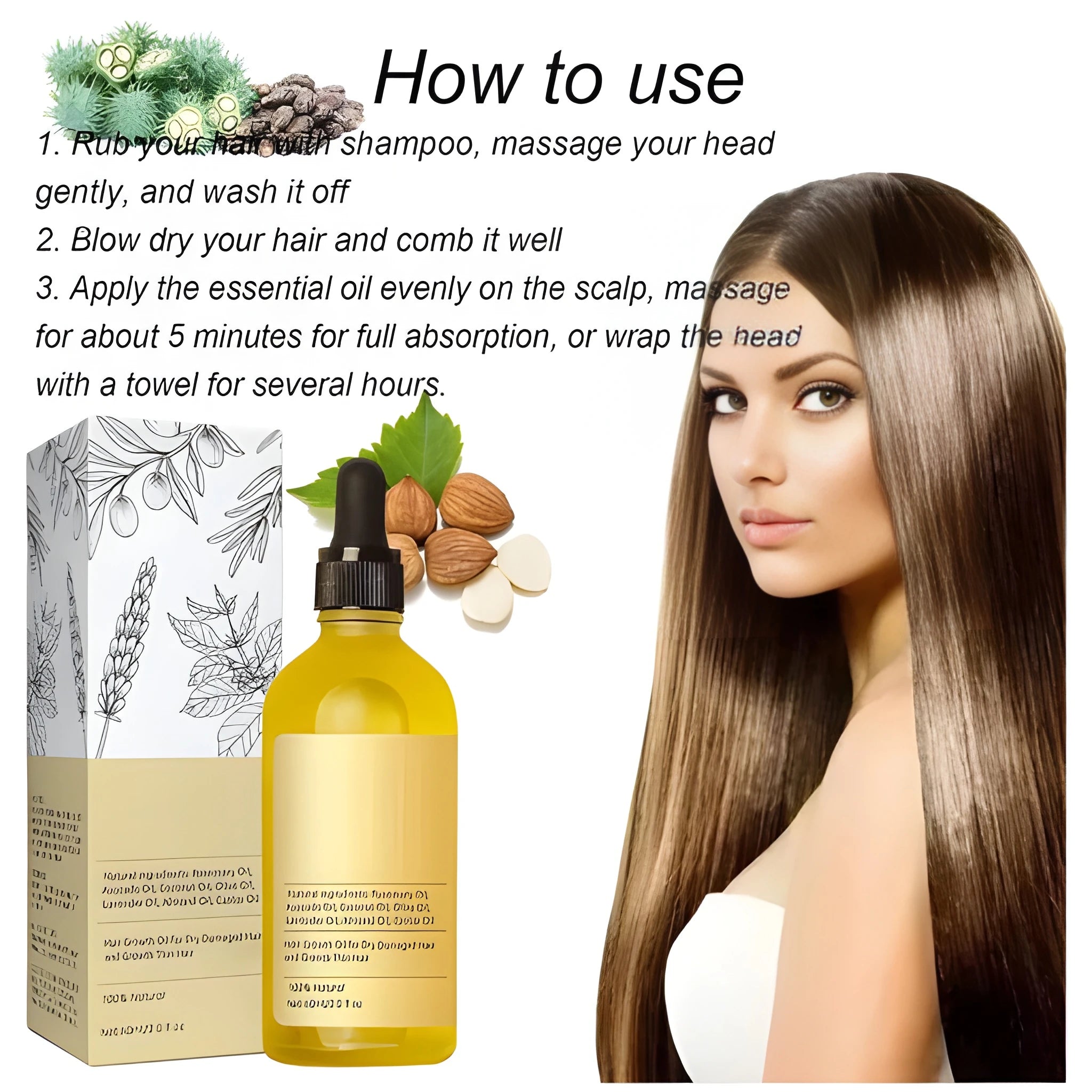 Vegan Hair Growth Oil
